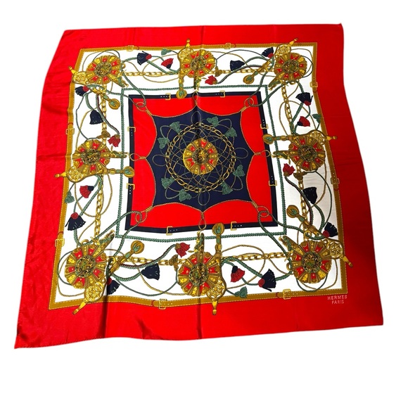 Hermès Silk neckerchief multi -colors , Silk - Picture 1 of 7